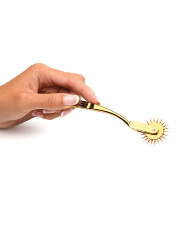 Master Series Gold Sensation Wartenberg Wheel - Gold - Image 4