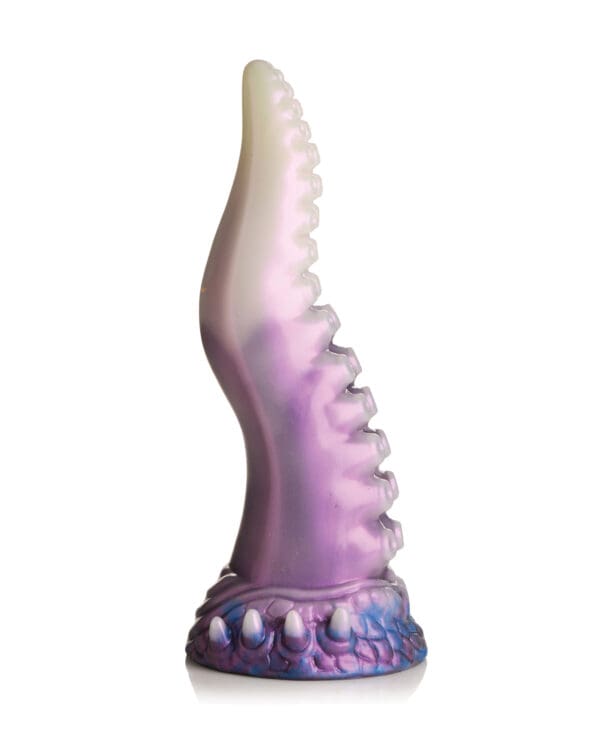 Creature Cocks Astropus Tentacle Silicone Dildo - Purple/White - Image 3
