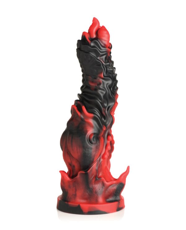 Creature Cocks Mephisto Silicone Dildo - Black/Red - Image 3