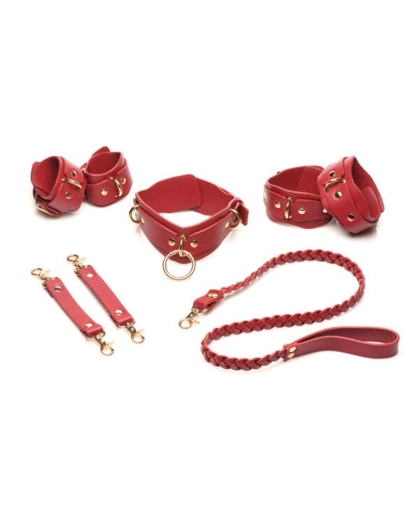 Bedroom Bliss Lover's Restraint Set - Red - Image 2