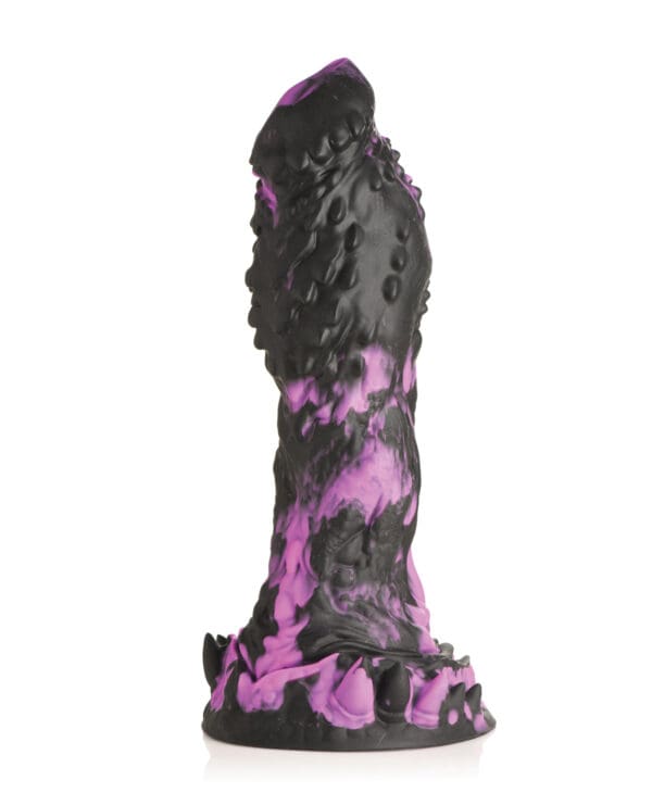 Creature Cocks Grim Silicone Dildo - Black/Purple - Image 3
