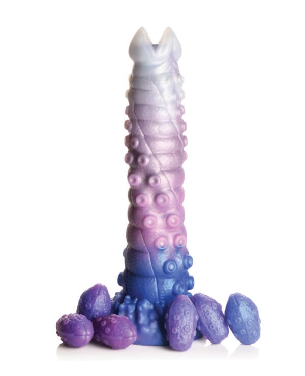Creature Cocks Tenta-Queen Ovipositor Silicone Dildo w/Eggs - Multi Color - Image 2