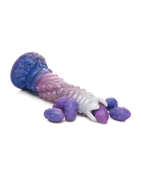 Creature Cocks Tenta-Queen Ovipositor Silicone Dildo w/Eggs - Multi Color - Image 3
