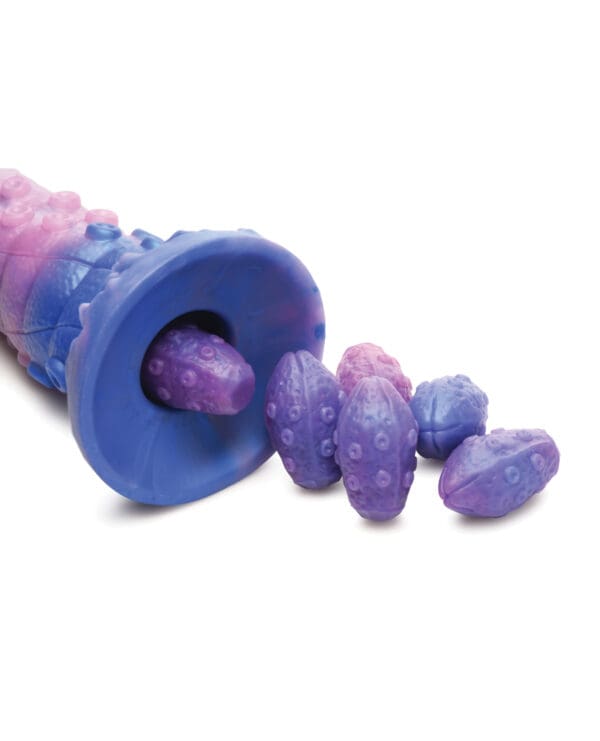 Creature Cocks Tenta-Queen Ovipositor Silicone Dildo w/Eggs - Multi Color - Image 4