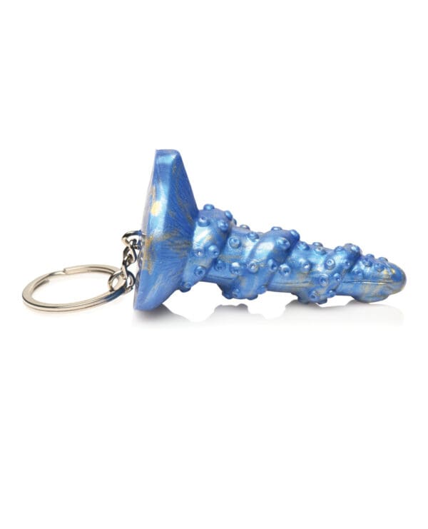 Creature Cocks Lord Kraken Silicone Key Chain - Blue - Image 3