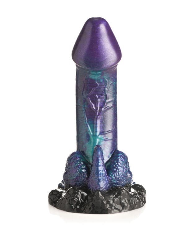 Creature Cocks Dino Dick Silicone Dildo - Large Multi Color - Image 4