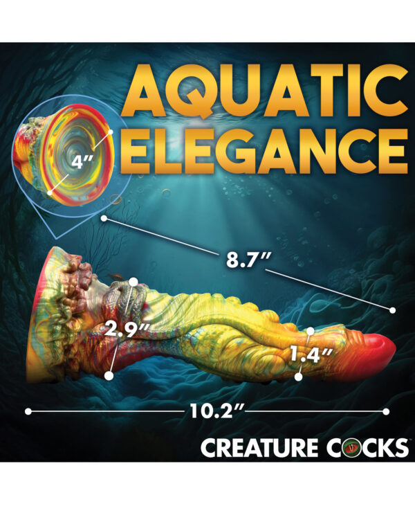 Creature Cocks Majestic Merman Silicone Dildo - Multi Color - Image 5