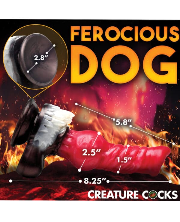Creature Cocks Cujo Canine Silicone Dildo - Large - Image 5