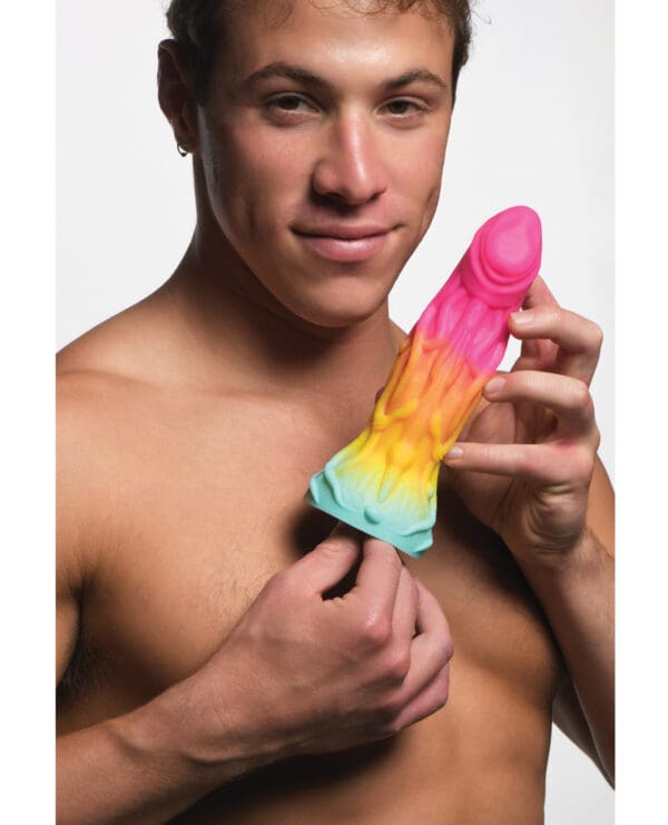 Creature Cocks Shape Shifter Alien Silicone Dildo - Multi Color - Image 5