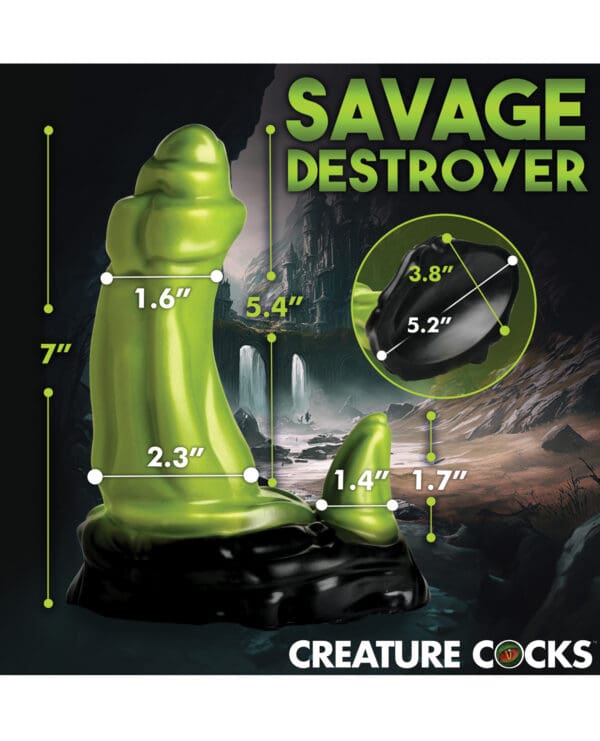 Creature Cocks Orc Silicone Dildo - Image 5