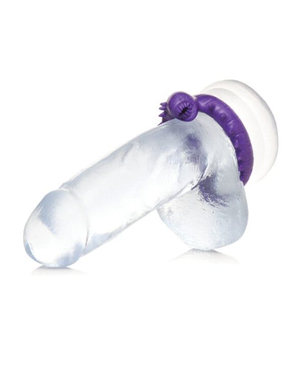 Creature Cocks Slitherine Silicone Cock Ring - Purple - Image 5