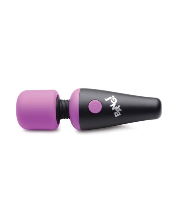 Bang! 10X Vibrating Mini Silicone Wand - Purple - Image 2