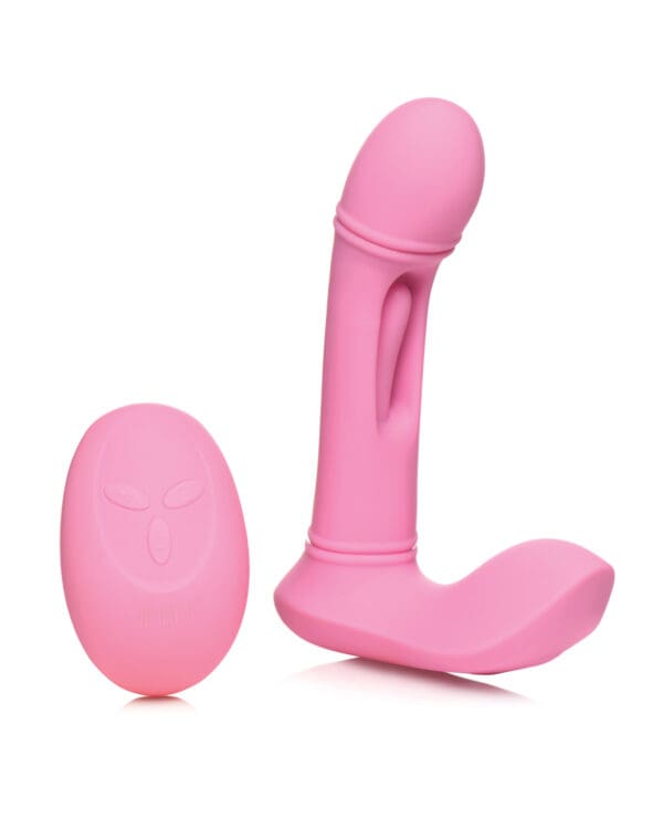 Inmi G-Flick Flicking G-Spot Vibrator w/Remote - Pink - Image 2