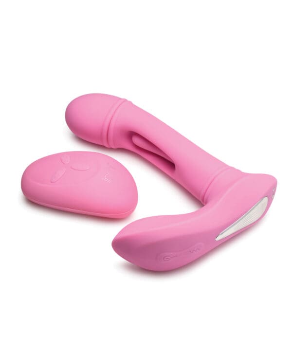 Inmi G-Flick Flicking G-Spot Vibrator w/Remote - Pink - Image 4