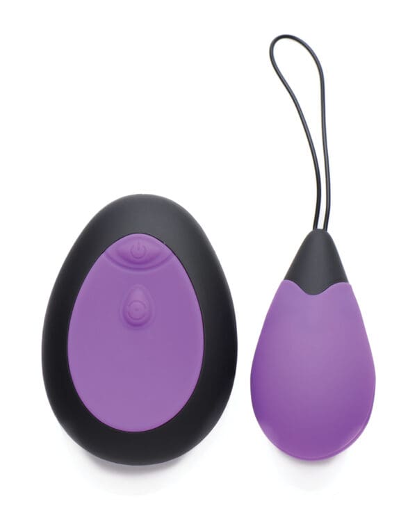 Bang! 10X Silicone Vibrating Egg - Purple - Image 2