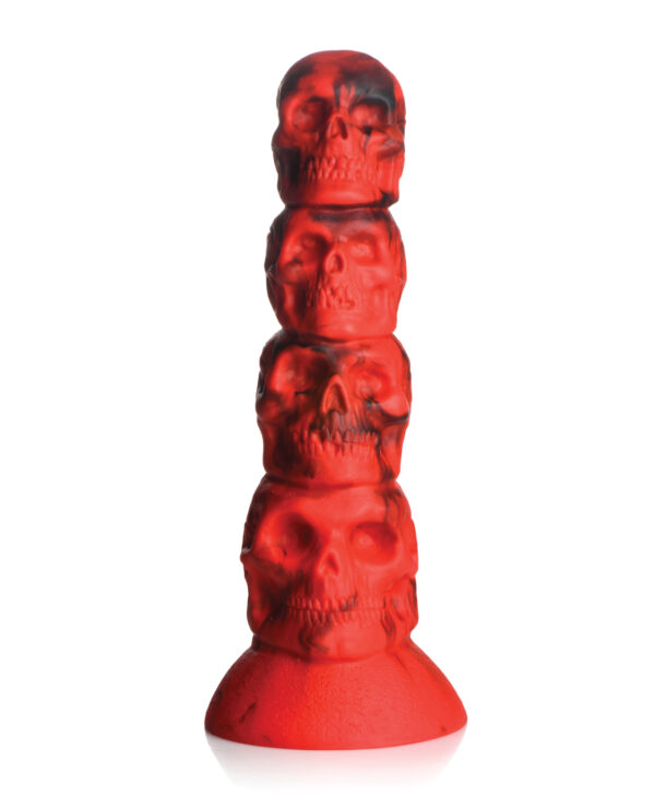 Creature Cocks Doom Silicone Dildo - Red/Black - Image 3