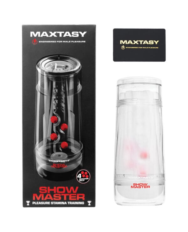Maxtasy Show Master Non-Realistic Stroker - Clear - Image 5