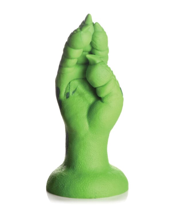 Creature Cocks Raptor Claw Fisting Silicone Dildo - Green - Image 2