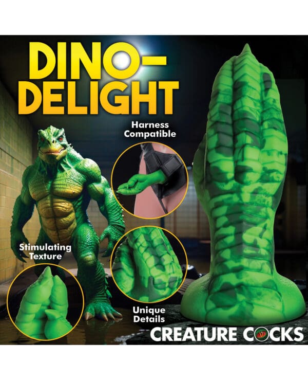 Creature Cocks Raptor Claw Fisting Silicone Dildo - Green - Image 5