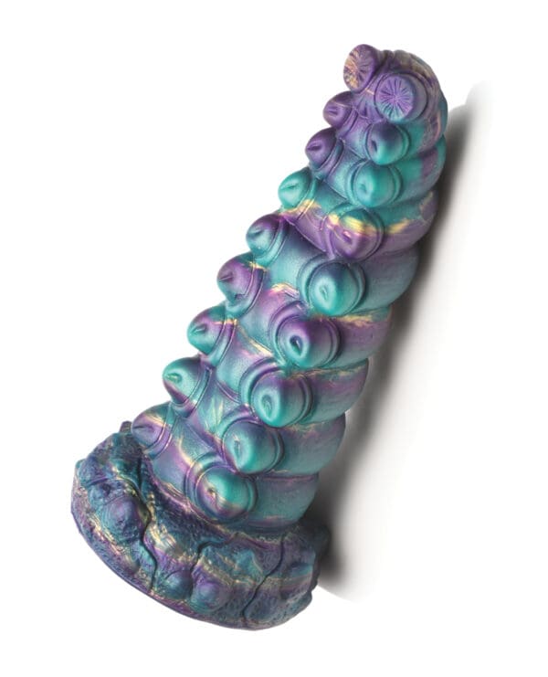 Creature Cocks Chrysalis Silicone Dildo - Multi Colors - Image 4