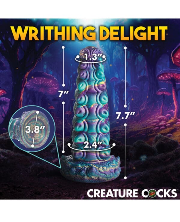 Creature Cocks Chrysalis Silicone Dildo - Multi Colors - Image 5