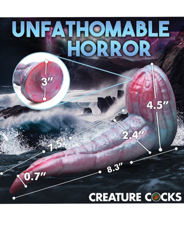 Creature Cocks Tentacle Cock Silicone Dildo - Red/Blue - Image 5