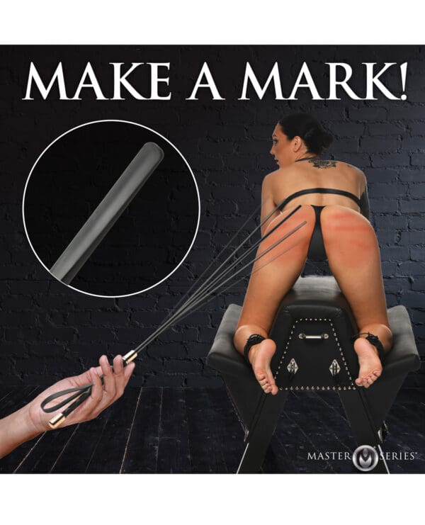Master Series Sinful Impact Cane - Black/Gold - Image 5