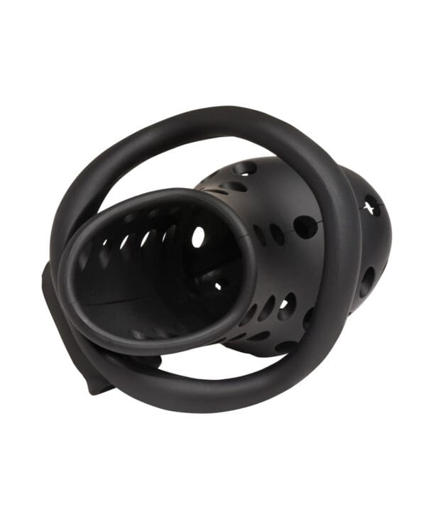 Master Series Lock Down Chastity Cage - Black - Image 4