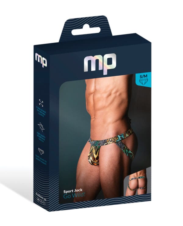 Go Wild Sport Jock - Animal Multi S/M - Image 3