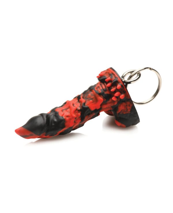 Creature Cocks Fire Demon Keychain - Red/Black - Image 2