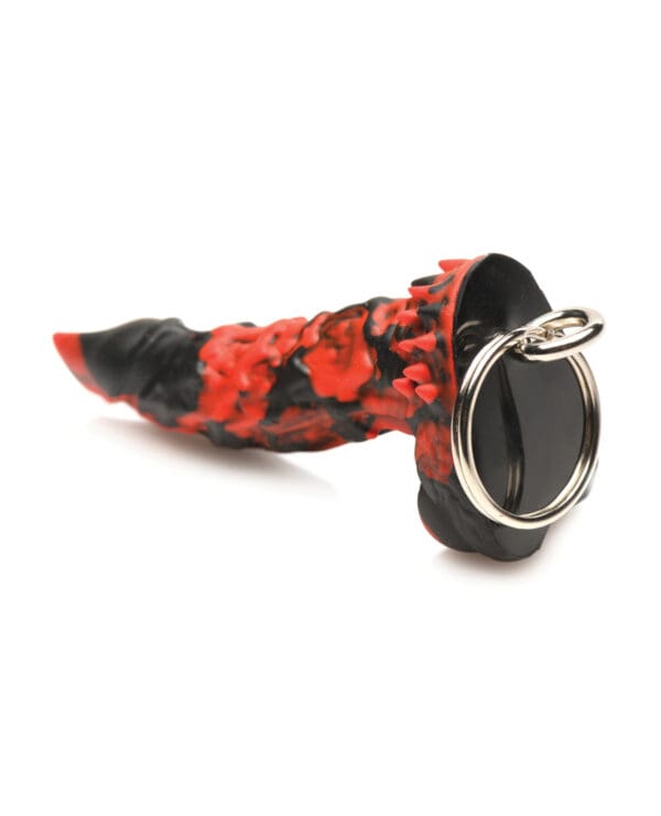 Creature Cocks Fire Demon Keychain - Red/Black - Image 3