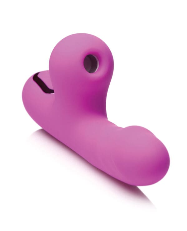 Bang! Mini Suction Rabbit Vibrator - Purple - Image 3