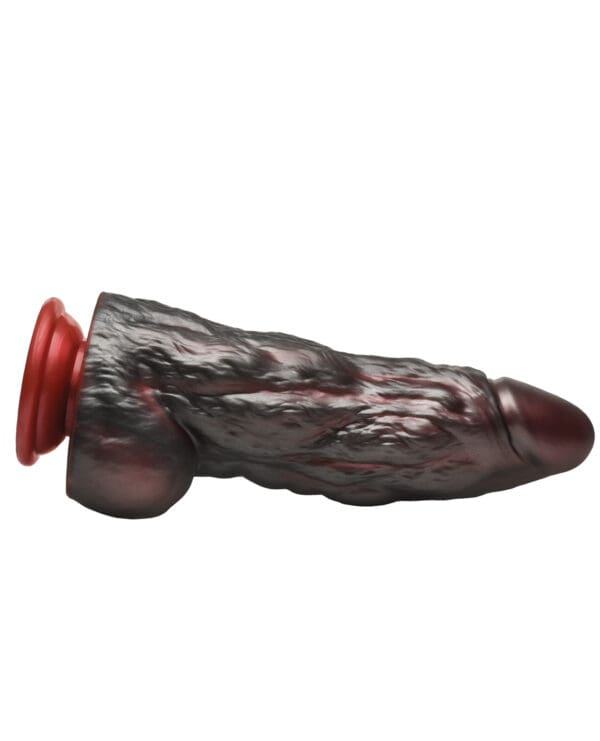 Creature Cocks King Kong Silicone Dildo - Red/Gray - Image 3
