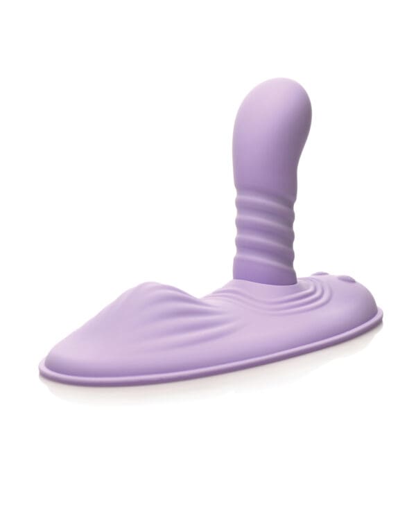 Inmi Thrust N' Grind Thrusting & Vibrating Silicone Grinder - Purple - Image 2