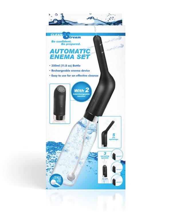 Automatic Travel Enema Set w/2 Nozzles - 350 ml