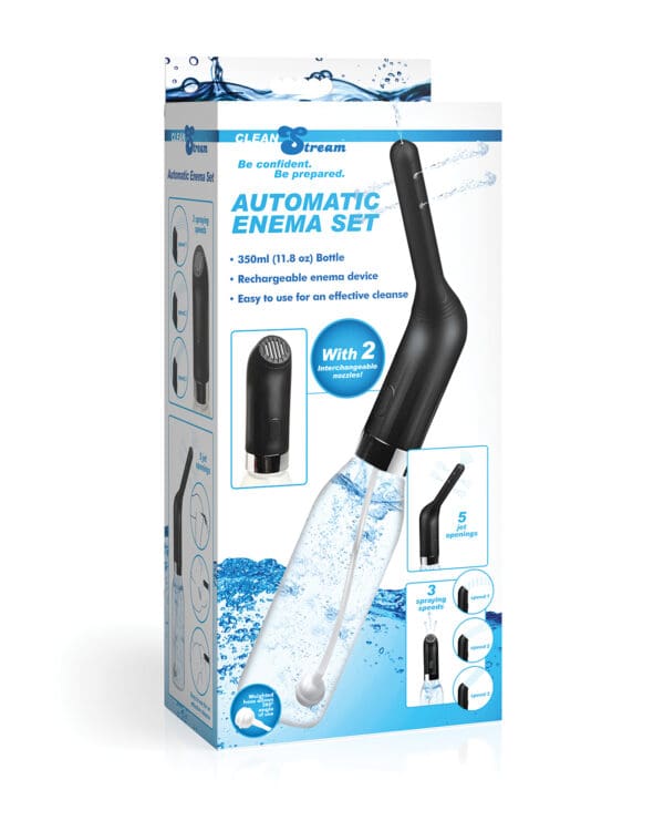 Automatic Travel Enema Set w/2 Nozzles - 350 ml - Image 2