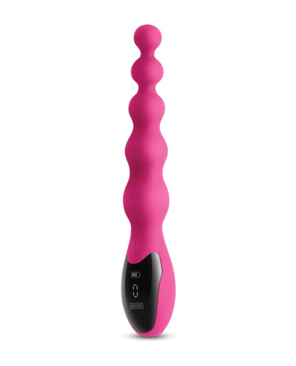 INYA Virtua Digital Beaded Anal Vibrator - Pink - Image 3