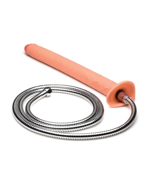 Hosed Thick Silicone Enema Hose - 15" Long - Image 5