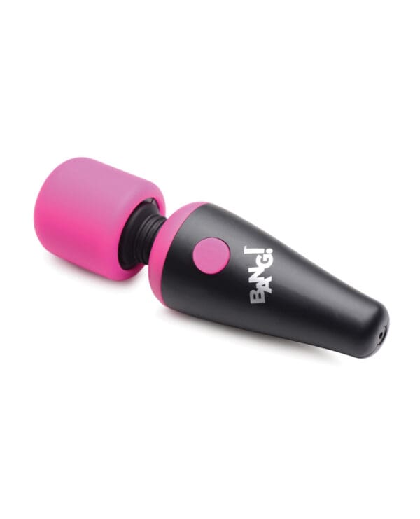 Bang! 10X Vibrating Mini Silicone Wand - Pink - Image 2