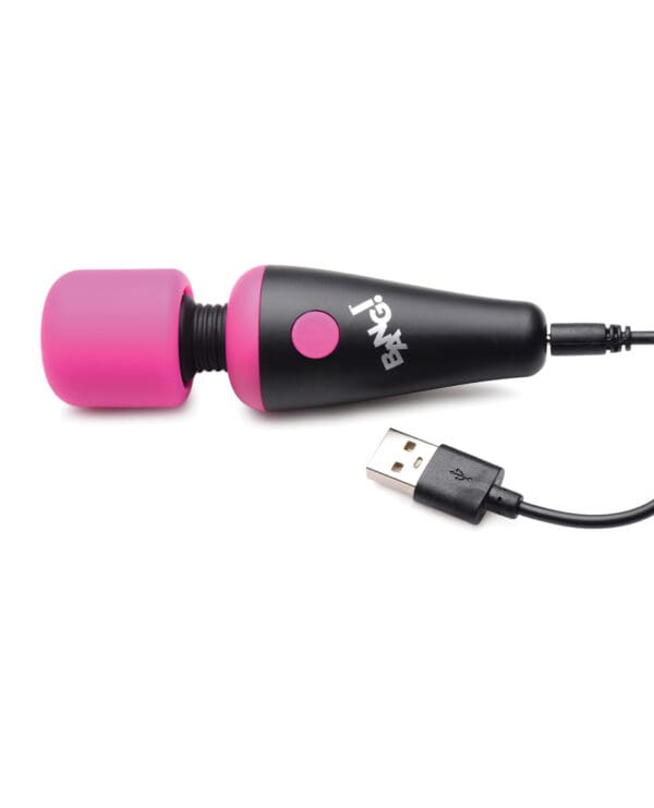 Bang! 10X Vibrating Mini Silicone Wand - Pink - Image 4