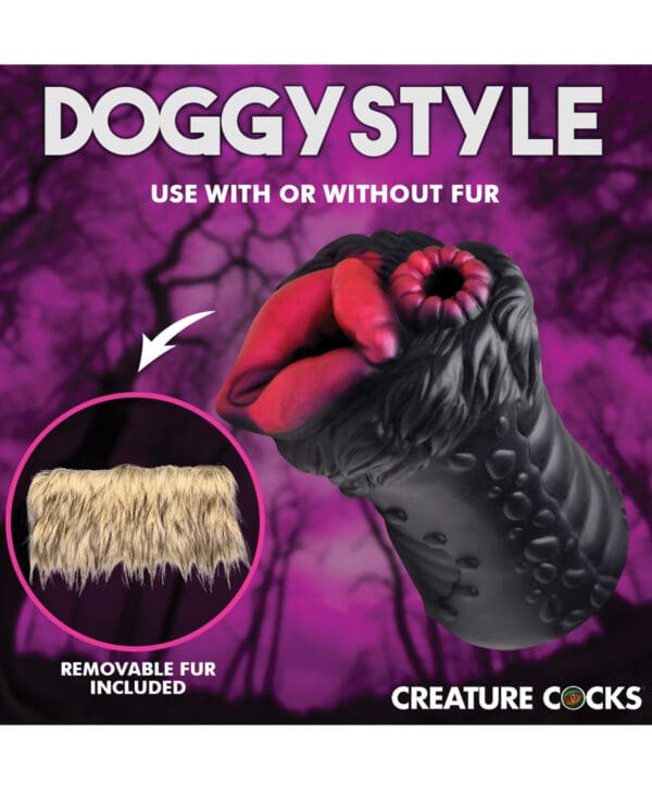 Creature Cocks Savage She-Wolf Silicone Stroker - Image 5