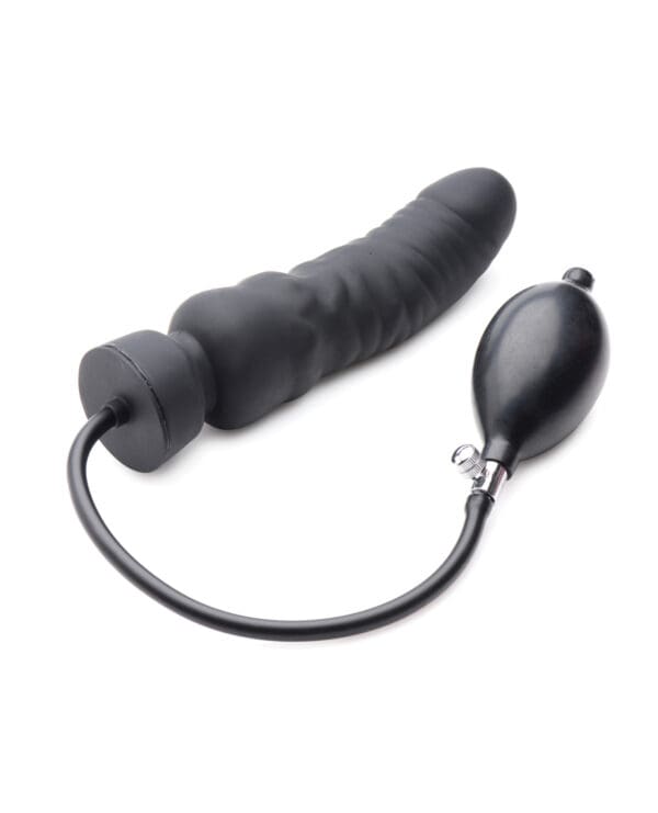 Master Series Dick-Spand Inflatable Silicone Dildo - Image 3