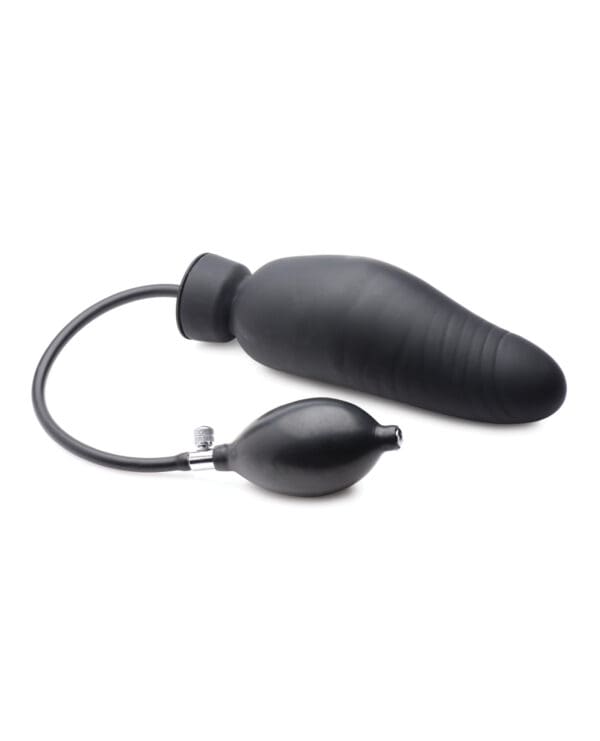 Master Series Dick-Spand Inflatable Silicone Dildo - Image 4