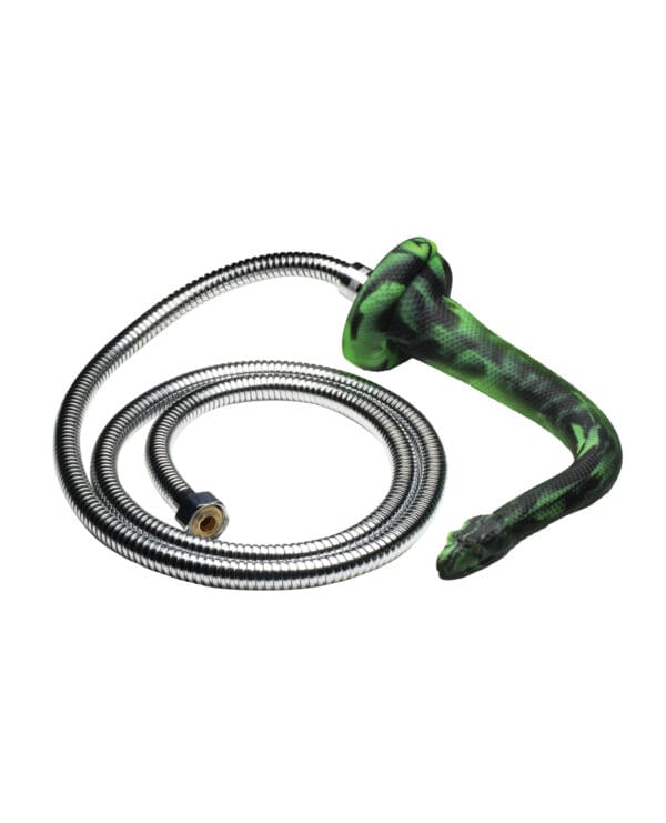 Creature Cocks Spitting Serpent Silicone Enema Snake - Black/Green - Image 3