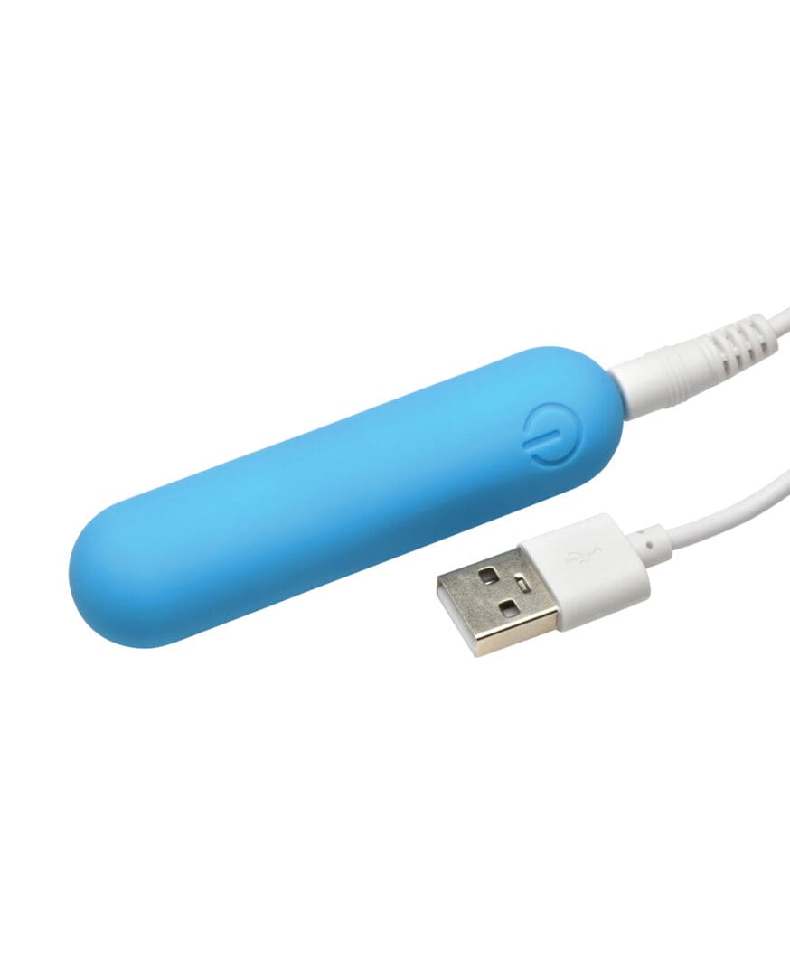 Bang! Flexible Silicone Bullet - Blue - Image 3
