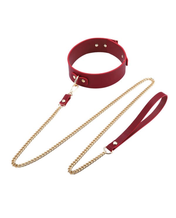 Kinky Play Box Federico Luxurious Leather Restraint Kit - Red - Image 3