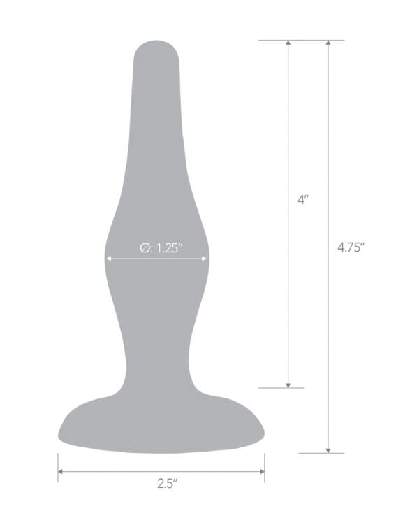 Blue Line C & B 4.75" Easy Insertion Plug - Jelly Blue - Image 4