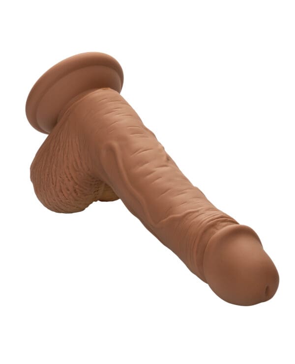 Studs Dual Density Silicone 5" Dildo - Brown - Image 4