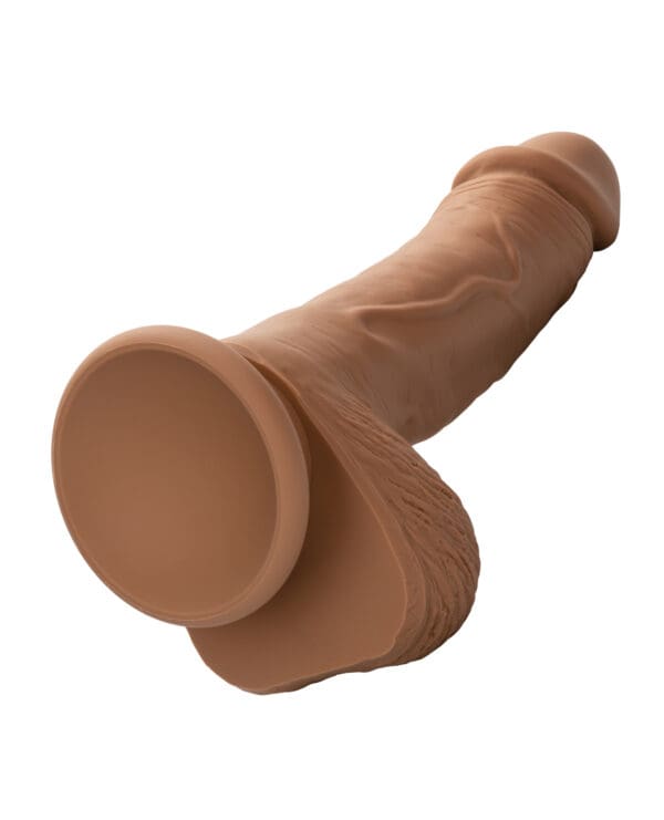 Studs Dual Density Silicone 5" Dildo - Brown - Image 5