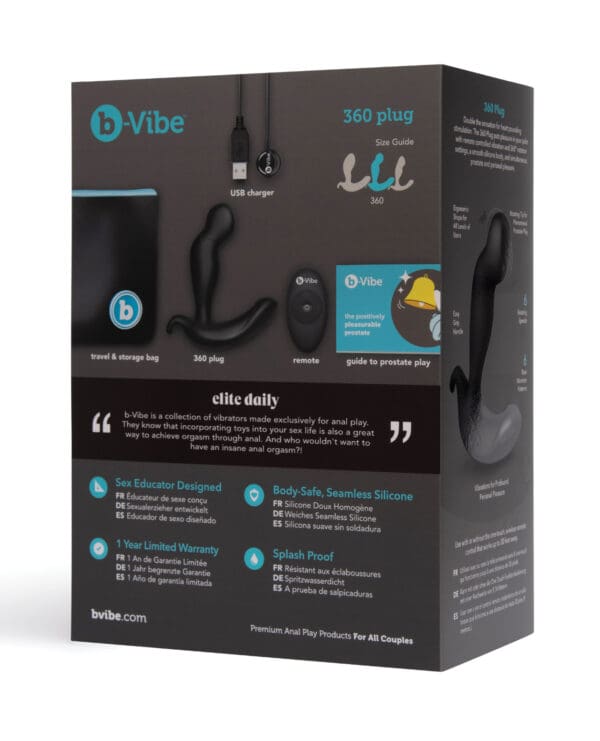 b-Vibe 360 Plug - Black - Image 5